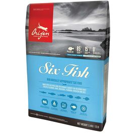 ORIJEN SIX FISH CATS DRY FOOD 5.4 KG ADULT