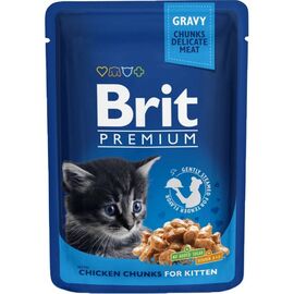 BRIT PREMIUM CAT KITTEN CHICKEN - WET CAT FOOD - 100G
