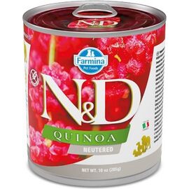 FARMINA N&D DOG QUINOA PORK NEUTERED - WET DOG FOOD - 285 G