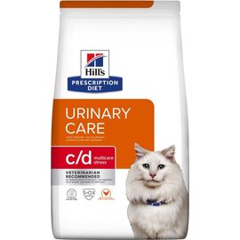 HILL'S PRESCRIPTION DIET FELINE C/D MULTICARE STRESS  DRY CAT FOOD CHICKEN 8 KG
