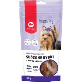 MACED DRIED FISH WITH CHICKEN - DOG TREAT - 60G