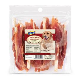 HILTON DUCK BREAST ON THE STICK - DOG CHEW - 500G