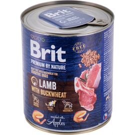 BRIT PREMIUM BY NATURE LAMB WITH BUCKWHEAT - WET DOG FOOD - 800 G