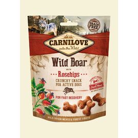 CARNILOVE FRESH CRUNCHY WILD BOAR & ROSEHIPS WITH FRESH MEAT - DOG TREAT - 200 G