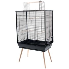 ZOLUX NEO JILI XL BIRD CAGE, BLACK COLOR
