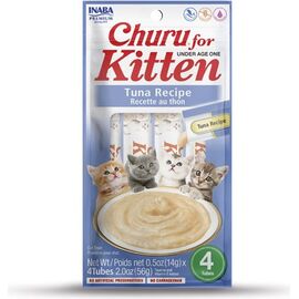 INABA CHURU KITTEN TUNA - CAT TREAT - 4X14 G