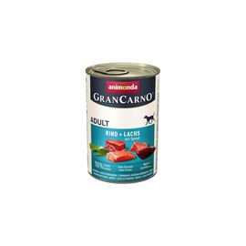ANIMONDA GRANCARNO ADULT WITH SALMON AND SPINACH - WET DOG FOOD - 400 G
