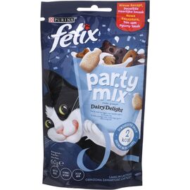 PURINA NESTLE FELIX PARTY MIX DAIRY DELIGHT - CAT SNACK - 60G