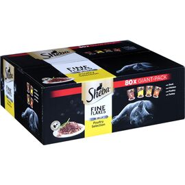 SHEBA DELICACY POULTRY FLAVOURS IN JELLY - WET CAT FOOD - 80X 85 G