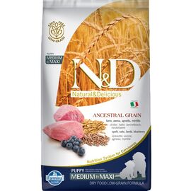 FARMINA N&D ANCESTRAL GRAIN PUPPY MEDIUM&MAXI LAMB DRY DOG FOOD - 12 KG