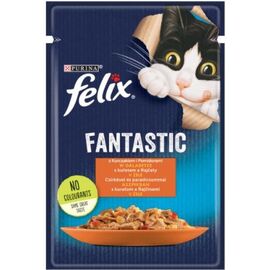 PURINA NESTLE FELIX FANSTASTIC CHICKEN, TOMATO - WET CAT FOOD - 85 G