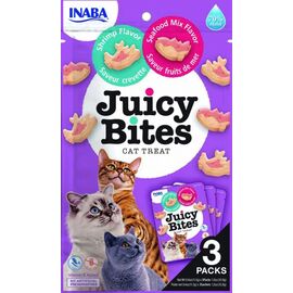 INABA JUICY BITES SHRIMP AND SEAFOOD - CAT TREATS - 3X11,3 G