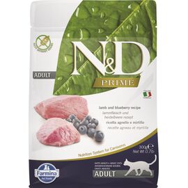 FARMINA N&D PRIME CAT LAMB AND BLUEBERRY ADULT  - DRY CAT FOOD - 300 G