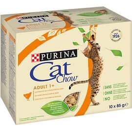 PURINA NESTLE PURINA CAT CHOW CHICKEN, ZUCCHINI - WET CAT FOOD - 10X85 G