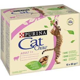 PURINA NESTLE PURINA CAT CHOW LAMB, GREEN BEANS - WET CAT FOOD - 10X85 G