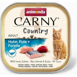 ANIMONDA CARNY COUNTRY CHICKEN, TURKEY + TROUT - WET CAT FOOD - 100 G
