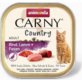 ANIMONDA CARNY COUNTRY BEEF, LAMB + PHEASANT - WET CAT FOOD - 100 G