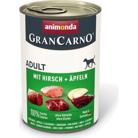 ANIMONDA GRANCARNO ADULT PORK WITH VENISON AND APPLE - WET DOG FOOD - 400G