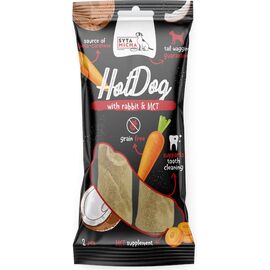 SYTA MICHA CHEWING HOT DOG RABBIT WITH MCT - DOG TREAT - 15 CM/2 PCS.
