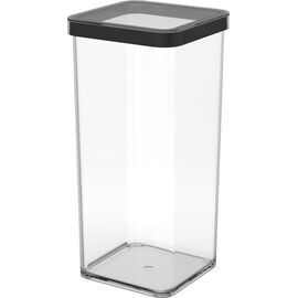ROTHO POJEMNIK NA PRZYSMAKI KWADRATOWY 1.5L LOFT TRANSPARENTNY/CZARNY