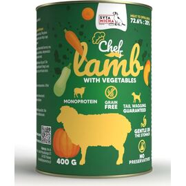 SYTA MICHA CHEF LAMB WITH VEGETABLES - WET DOG FOOD - 400G