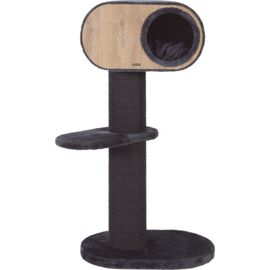 ZOLUX SCRATCHING POST WONDERFUL CAT 2 GREY - CAT SCRATCHER - 60 X 42.5 X 114CM