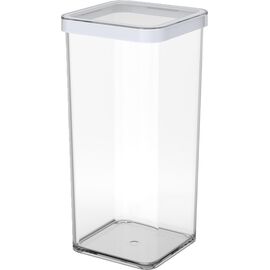 ROTHO POJEMNIK NA PRZYSMAKI KWADRATOWY 1.5L LOFT TRANSPARENTNY/BIAŁY