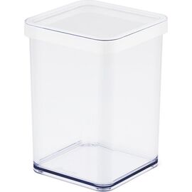 ROTHO POJEMNIK NA PRZYSMAKI KWADRATOWY 1.0L LOFT TRANSPARENTNY/BIAŁY