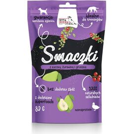 SYTA MICHA DUCK, CRANBERRY AND PEAR TREATS - DOG TREAT - 80 G