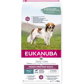 EUKANUBA DAILY CARE MONO-PROTEIN ADULT ALL BREED DUCK - DRY DOG FOOD - 12KG