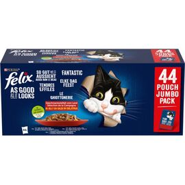 PURINA NESTLE PURINA FELIX FANTASTIC MIX IN JELLY - WET CAT FOOD - 44 X 85G