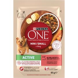 PURINA NESTLE PURINA ONE MINI/SMALL ACTIVE BEEF  - WET DOG FOOD - 85G