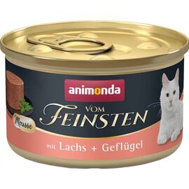 ANIMONDA VOM FEINSTEN MOUSSE SALMON AND POULTRY - WET CAT FOOD - 85 G