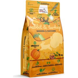 SYTA MICHA CHEF PUPPY RABBIT, TURKEY, BANANA AND ZUCCHINI - DRY DOG FOOD - 9KG