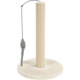 ZOLUX CAT SCRATCHING POST WITH TOY 63 CM - BEIGE