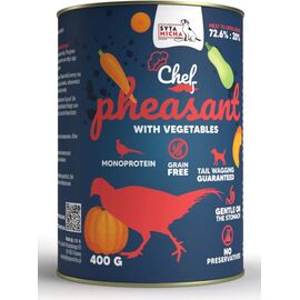 SYTA MICHA CHEF PHEASANT WITH VEGETABLES - WET DOG FOOD - 400G