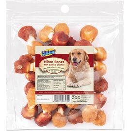 HILTON BONES WITH DUCK AND CHICKEN - DOG CHEW - 500G