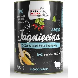 SYTA MICHA JUNIOR LAMB WITH BLACK CARROT AND BANANA - WET DOG FOOD - 400G