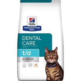 HILL'S PRESCRIPTION DIET FELINE T/D DRY CAT FOOD CHICKEN 1,5 KG
