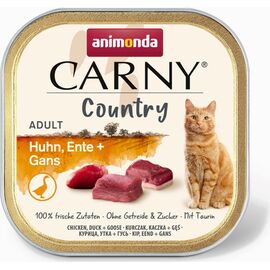 ANIMONDA CARNY COUNTRY CHICKEN, DUCK + GOOSE - WET CAT FOOD - 100 G