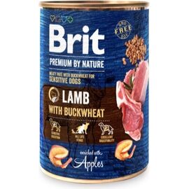 BRIT PREMIUM BY NATURE LAMB WITH BUCKWHEAT - WET DOG FOOD - 400 G