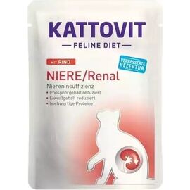 KATTOVIT SASZ  NIERE/RENAL WOŁOWINA 85G DLA KOTA