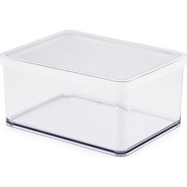 ROTHO POJEMNIK NA PRZYSMAKI SZEROKI 2.25L LOFT TRANSPARENTNY/BIAŁY