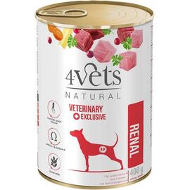 4VETS NATURAL - RENAL NEW DOG 400G
