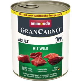 ANIMONDA GRANCARNO ADULT GAME  - WET DOG FOOD - 800G