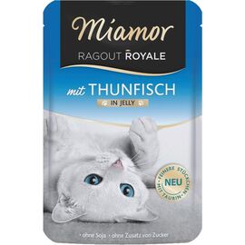 MIAMOR RAGOUT ROYALE TUNA IN JELLY - WET CAT FOOD - 100G