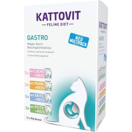 KATTOVIT FELINE DIET GASTRO - WET CAT FOOD - 12 X 85G