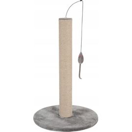 ZOLUX CAT SCRATCHING POST WITH TOY 63 CM - GREY