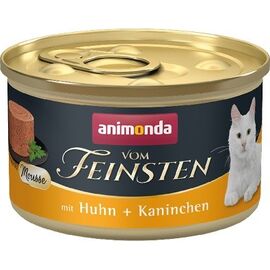 ANIMONDA VOM FEINSTEN MOUSSE CHICKEN AND RABBIT - WET CAT FOOD - 85 G