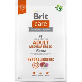 BRIT CARE HYPOALLERGENIC ADULT MEDIUM BREED LAMB - DRY DOG FOOD - 3 KG